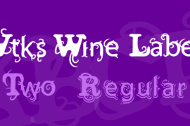Vtks Wine Label Font Family