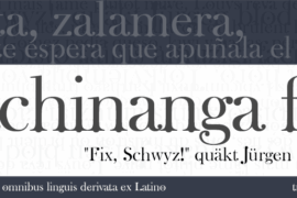 Wachinanga Font