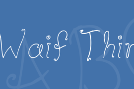 Waif Thin Font