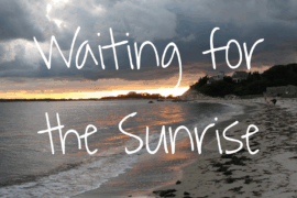 Waiting for the Sunrise Font