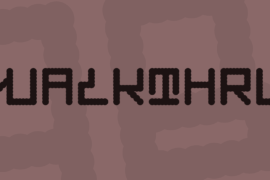 Walkthru Font