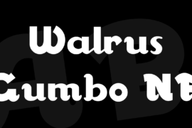 Walrus Gumbo NF Font