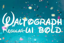 Waltograph Font Family
