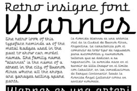 Warnes Font