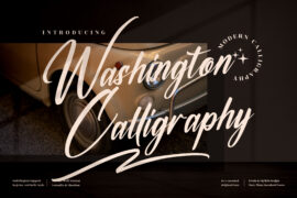 Washington Calligraphy Font Family