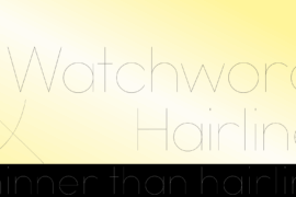 Watchword Hairline Demo Font