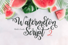 Watermelon Script 2 Font