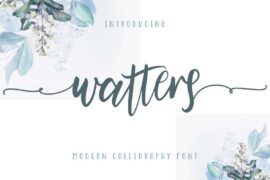 Watters Demo Font