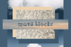 Wave Blocks Font