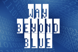 Way beyond blue Font