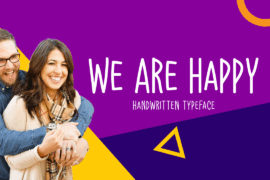 We Are Happy Font