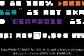 WEAR FAT SHIRT Font Family
