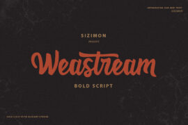 Weastream Font Family