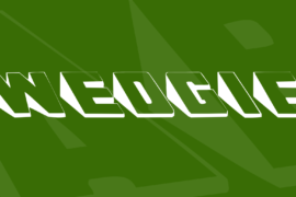 Wedgie Font