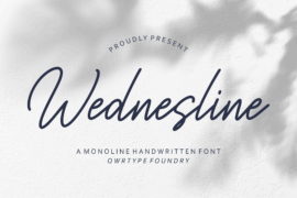Wednesline Font