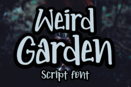 Weird Garden – Personal Use Font