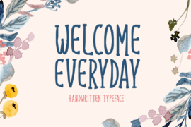 Welcome Everyday Font
