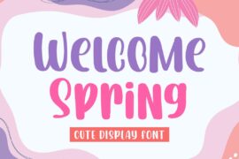 Welcome Spring Font