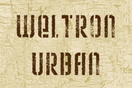 Weltron Urban Font