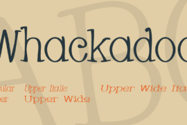 Whackadoo Font Family