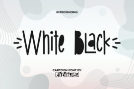 White Black Demo Font