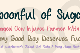 White Chocolate Mint Font