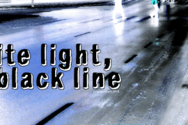 White light, black line Font