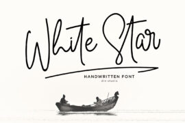 White Star free Font