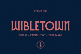 WIBLETOWN Font
