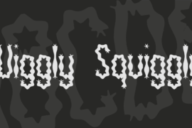 Wiggly Squiggly Font