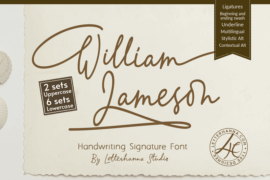 William Jameson Free Font
