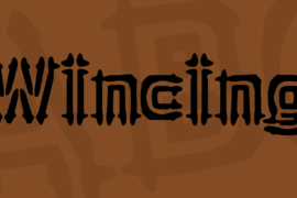 Wincing Font