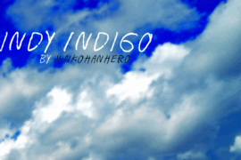 Windy Indigo Font