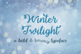Winter Twilight Font