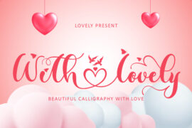 With Lovely Font