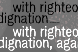 with righteous Font Family