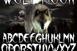 Wolf Moon Font