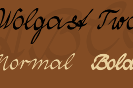 Wolgast Two Font Family