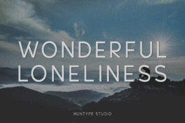 Wonderful Loneliness Font