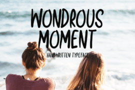 Wondrous Moment Font