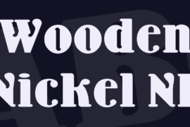 Wooden Nickel NF Font