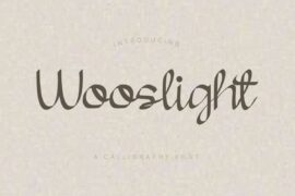 Wooslight Demo Font