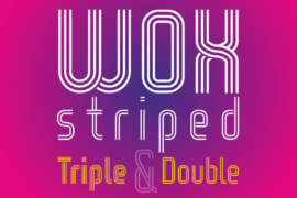 WOX-Striped Triple Demo Font
