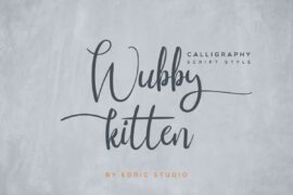 Wubby Kitten Demo Font