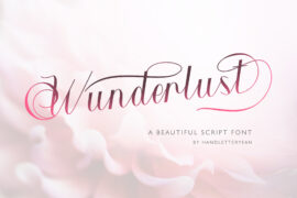 Wunderlust Font