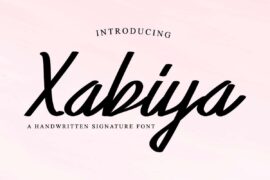 Xabiya Demo Font