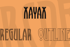 XAyax Font Family