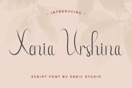 Xenia Urshina Demo Font