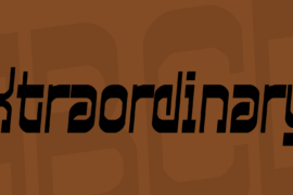 Xtraordinary Font