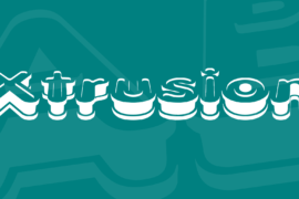 Xtrusion Font